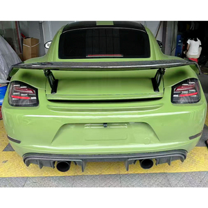 Kit de carrocería para modificación de coche 2005-2012, parachoques trasero de fibra de carbono, alerón trasero, guardabarros, para 987 BOXSTER - Product Image 6
