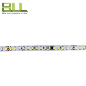 단일 색상 SMD 2835 120leds 24v led 픽셀 스트립 빛 실행 흰색 방수 추격 LED 스트립
