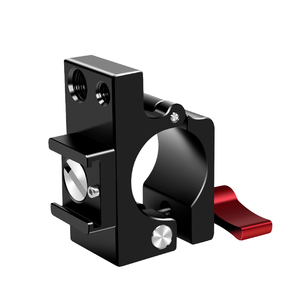 Zapata caliente 25mm soporte de abrazadera de varilla de tubo 1/4 3/8 soporte de Monitor de tornillo para DJI Ronin M <span class=keywords><strong>Zhiyun</strong></span> Feiyu estabilizador MX aleación de aluminio - Product Image 1