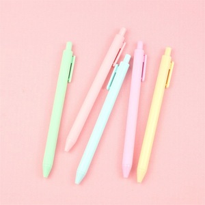 Macaron Press The <b>Pen</b> Gel <b>Pens</b> 0.5mm Black Bullet Stainless Steel Tip Plastic Shell Office School Stationery - Product Image 2
