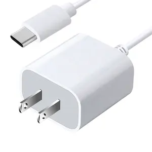 US enchufe de pared usb-c PD 20W adaptador de fuente de alimentación para Apple iPhone Samsung teléfono 12V 1.67a 20W adaptador de corriente