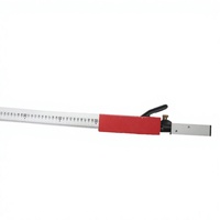 Tige laser de 2,4 m pour niveau laser rotatif, perche de nivellement télescopique réglable en aluminium avec une précision de 0,1 %