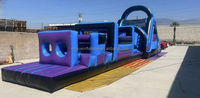 Parc d'obstacles gonflable extérieur personnalisable Xinyue en PVC, le plus vendu, pour le sport et le divertissement, avec trampoline