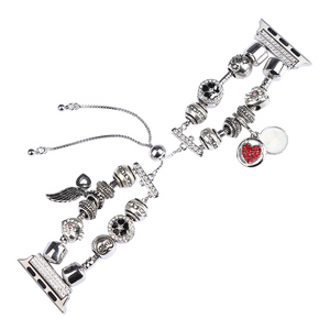 Pour <span class=keywords><strong>Apple</strong></span> iWatch 38/42mm Bandes <span class=keywords><strong>Bijoux</strong></span> Perlé Femmes/Dames/Filles <span class=keywords><strong>Bracelet</strong></span> Bande de Montre - Product Image 3