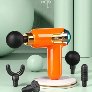 Pistolet de massage musculaire sans fil avec moteur silencieux, 4 accessoires, pistolet de thérapie par percussion portable pour la récupération sportive - Product Image 3