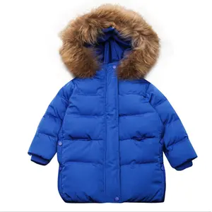 热卖冬季儿童幼儿包装鸭超温棉夹克为女婴男孩
