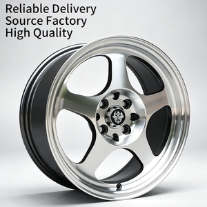 Jantes FLowtone, jantes classiques 4x114.3, jantes en alliage 16 pouces 4x100 pour Corolla, Camry, RAV4, Avalon, Prius, Tacoma, 4Runner - Product Image 1