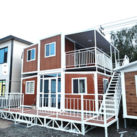 Container Prefabbricato in Acciaio con Pannelli Sandwich, Sede Modulare a Due Piani per Cantieri, Centro Amministrativo Portatile
