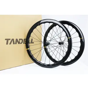 700C高碳1570 +/-30g公路自行车车轮钢轴承轮毂11速Shimano TA盘式制动自行车车轮