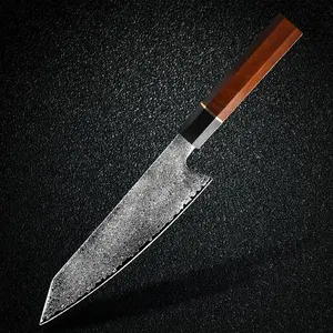 Damascus Chef's Knife 8 Inch Japanese Vg10 67-layer Damascus Steel Kitchen Santoku Knives