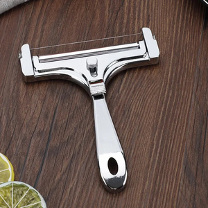 Wholesale Adjustable Thickness Cheese Slicer Grater Aluminum Manual Butter Scraper with Metal Wire Kitchen Gadget - Product Image 3