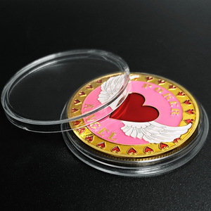 Chip Hearts États-<span class=keywords><strong>Unis</strong></span> <span class=keywords><strong>Las</strong></span> <span class=keywords><strong>Vegas</strong></span> Chip Badge Lucky Poker Médaille commémorative Pièce d'or - Product Image 5