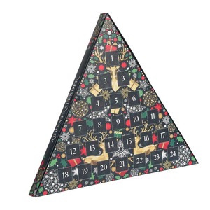 Customizable Triangle Blind Gift <b>Packaging</b> - Christmas Arrival Calendar Box Chocolate Candy <b>Sweet</b> Toy Gift <b>Packaging</b> - Product Image 1