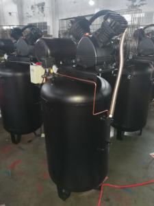 Bon prix 8bar AC 230V compresseur d'air à piston <span class=keywords><strong>100L</strong></span> 2HP 3HP à entraînement par courroie avec réservoir vertical 150L - Product Image 3