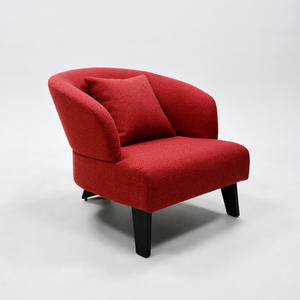 Fauteuil de détente de style nordique, design luxueux, en tissu ou en cuir, structure métallique, pour usage domestique, adulte, moderne, fauteuil simple, super confortable - Product Image 1