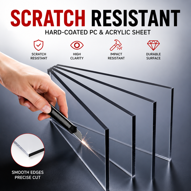 Both Sides Anti Scratch Organic Plastic Panel 10mm Polycarbonate Sheet for Electronic Industry