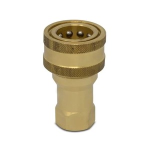 Acoplador Hidráulico Hembra de Desconexión Rápida Blince de 1/2 Pulgada NPT ISO 5675 Plateado, Nuevo - Product Image 3