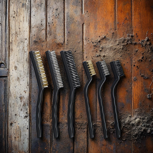 <span class=keywords><strong>Brosse</strong></span> à coulis en acier inoxydable à long manche avec fil d'acier en laiton <span class=keywords><strong>Brosse</strong></span> de golf en cuivre antistatique pour le nettoyage - Product Image 6