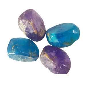 Jabón de piedras preciosas de <span class=keywords><strong>roca</strong></span> natural orgánico, aceite esencial para limpieza profunda de la piel del cuerpo, blanqueador, hecho a mano - Product Image 1