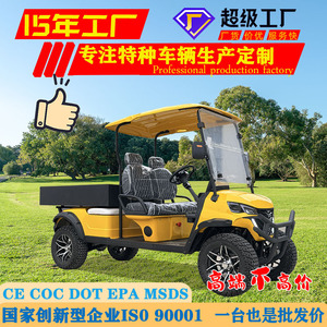 Electric <b>Golf</b> <b>Cart</b> 2 Seats With Cargo Bed <b>Shuttle</b> Bus For Parks Hotels Tourist Attractions Off Road Use - Product Image 5