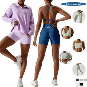 Yoga Active Wear Set Ropa De Deportiva Mujer Trainings kleidung Anzug Fitness Kleidung Sportswear Nahtlose Frauen Gym Yoga Wear Set