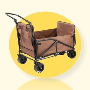 Carrito Plegable 2 en 1 de Alta Resistencia con Silla de Descanso y Carro de Transporte Plegable - Product Image 3