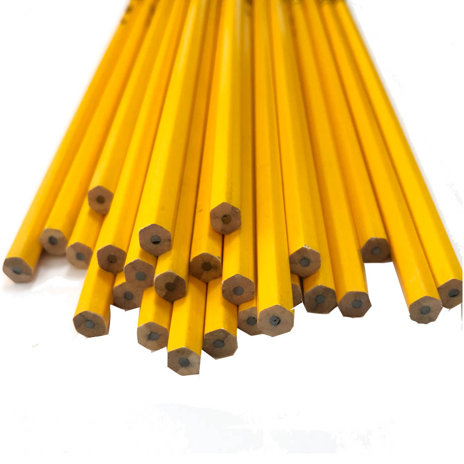 Твердый Черный свинец, желтый карандаш hb для экзамена/