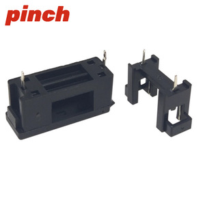 Portafusibles tipo A Blx de 5x20 mm, tipo abierto, negro, montaje a través de orificio para protección de circuitos eléctricos - Product Image 4