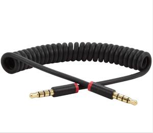 3.5Mm Telefoon Jack Aux Kabel 3.5Mm Mannelijke Kleurrijke 3.5Mm <span class=keywords><strong>Audio</strong></span> Kabel 3.5Mm 4 Polige Trrs Hoek Opgerolde <span class=keywords><strong>Audio</strong></span> Kabel Voor Mobiele Telefoons Mp3 - Product Image 4