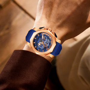 นาฬิกาควอตซ์แฟชั่นสปอร์ตผู้ชาย ดีไซน์วินเทจ แอนะล็อก สายซิลิโคน คุณภาพสูง ยี่ห้อ DK&YT ขายส่ง - Product Image 3