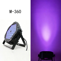 Projecteur PAR LED 180W 60x3W RGB 3-en-1 avec boîtier ABS et contrôle DMX512 pour éclairage de scène