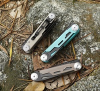 Couteau pliant multifonction portable de petite taille, ciseaux de camping EDC pour l'extérieur, outil à clip dorsal, 185 mm, fabriqué en Chine, vente en gros