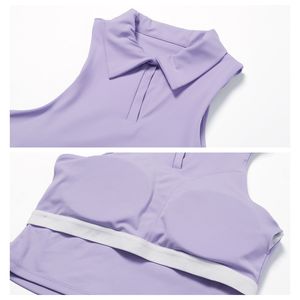 ชุดเซ็ต 2 ชิ้น เสื้อคอเต่าสไตล์ใหม่ กางเกงกระโปรงพลีทสั้น สำหรับกิจกรรมกลางแจ้ง กอล์ฟ พิคเคิลบอล สำหรับผู้หญิง - Product Image 6