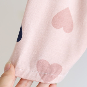 Abito da notte donna pigiama primaverile Pour Femme Nightwear Modal Long Summer Pocket Cartoon Cardigan Sleep Tops Nuisette - Product Image 5