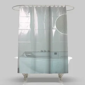 Bathroom 3D Solid Peva Material Waterproof Shower Curtain Shower Accessory