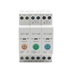 Disjoncteur WiFi Mali Peak 80-300V 63A sur rail DIN avec mesure et connectivité Tuya Smart pour contrôle industriel - Product Image 4