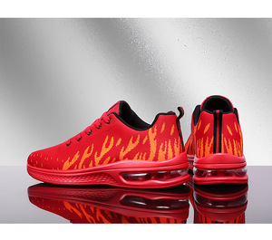 Chaussures de course à <span class=keywords><strong>coussin</strong></span> <span class=keywords><strong>d</strong></span>'<span class=keywords><strong>air</strong></span> pour hommes et femmes, baskets de tennis, de <span class=keywords><strong>basket</strong></span>-ball, de sport, <span class=keywords><strong>d</strong></span>'athlétisme, de taille 5 à 11, avec logo Fire - Product Image 3