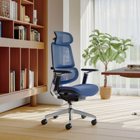 Chaise de bureau ergonomique à dossier haut X9, pivotante, inclinable vers l'avant, réglable et extensible, pour les espaces de travail modernes