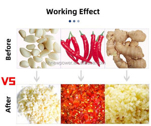 Nouvelle machine commerciale multifonctionnelle pour hacher les légumes, hacher l'oignon, faire de la pâte d'ail, broyer les patates douces et les piments - Product Image 3