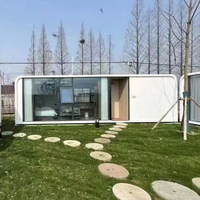 Casa Cápsula Espacial CKD Ensamblada, Precio de Fábrica, Casa Modular Prefabricada Moderna para Airbnb