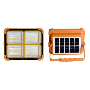 ไฟทำงานพลังงานแสงอาทิตย์ LED สำหรับภายนอกอาคาร 1000W แบบพกพา กันน้ำ ใช้สำหรับตั้งแคมป์ พร้อมแบตเตอรี่ลิเธียมและระบบชาร์จพลังงานแสงอาทิตย์ - Product Image 2