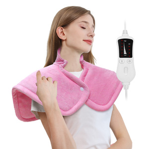 Almohadilla de calefacción lavable <span class=keywords><strong>para</strong></span> protección contra sobrecalentamiento del <span class=keywords><strong>cuello</strong></span> del hombro Temporizador de control de temperatura de varios niveles Mantas eléctricas <span class=keywords><strong>para</strong></span> el calor - Product Image 1