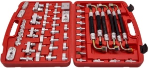 Kit d'outils pour véhicules 56 pièces pour systèmes <span class=keywords><strong>de</strong></span> <span class=keywords><strong>climatisation</strong></span>, outils automobiles, détecteur <span class=keywords><strong>de</strong></span> fuites, outils <span class=keywords><strong>de</strong></span> réparation <span class=keywords><strong>de</strong></span> <span class=keywords><strong>climatisation</strong></span> - Product Image 3