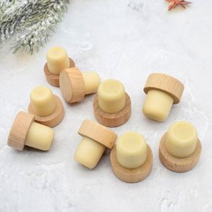 Wooden Blank Carve LOGO <b>Wine</b> <b>Stoppers</b> Bottle <b>Stoppers</b> <b>Wine</b> Corks T-plug Corks Sealing Plug Bottle Cap - Product Image 3