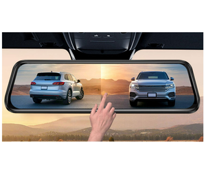 กล้องติดรถยนต์ระบบ FHD 2K Dua ขนาด10นิ้วเครื่องบันทึกภาพติดกระจกแบบพิเศษ Wifi GPS ควบคุมแอปพลิเคชั่น DVR ในเวลากลางคืน - Product Image 2