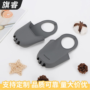 KitchenCraft Silicone Drain Bag Grey Multi Function Kitchen Sink Storage - Product Image 4