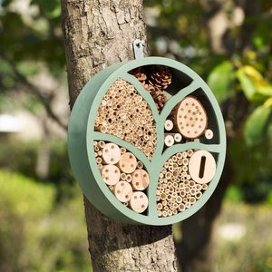 <span class=keywords><strong>Maison</strong></span> d'insectes en bois multi-habitat jardin extérieur hôtels décoratifs d'insectes pour abeille papillon et <span class=keywords><strong>coléoptère</strong></span> arbre de vie - Product Image 3