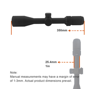 กล้องเล็งยิงปืน NOTT 3-9x40 มม. ขนาดหลอด 25.4 มม. เลนส์เคลือบหลายชั้น ประสิทธิภาพสูง กันน้ำระดับ IP6 กันฝ้า กันกระแทก ตัวกล้องทำจากอลูมิเนียมอัลลอยด์ - Product Image 4