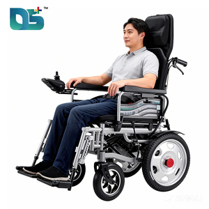<span class=keywords><strong>Silla</strong></span> de Ruedas Eléctrica Reclinable con Respaldo y Reposapiés Ajustables de Aluminio, Inclinación en Espacio, para Adultos - Product Image 1