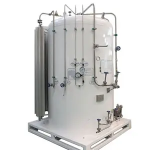 New Design Vertical Cryogenic 5000L 16bar Liquid Nitrogen Oxygen Microbulk Tank